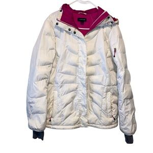 Lands end large down puffer ski jacket